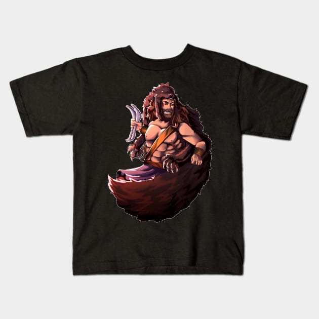 Samson against Philistines Kids T-Shirt by KingsLightStore